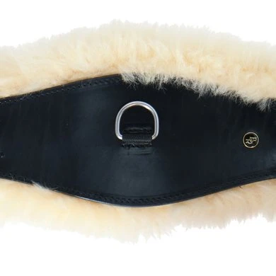 BR Dressuursingel Lincoln Zwart/Naturel 70cm - Afbeelding 4