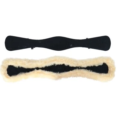 BR Dressuursingel Lincoln Zwart/Naturel 70cm - Afbeelding 6