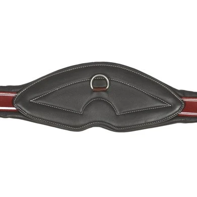 Kavalkade Singel Dekor Softleer Bruin/Bordeaux 120cm - Afbeelding 4