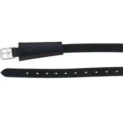 F.R.A. Stijgbeugelriemen 22mm Leer/PP Zwart 150cm