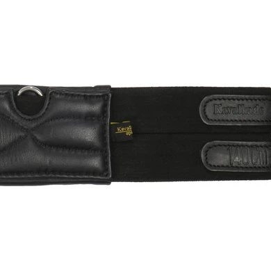 Kavalkade Singel Leer Soft Elastiek Zwart 140cm - Afbeelding 5