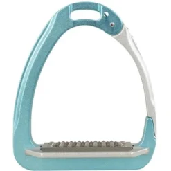 Acavallo Stijgbeugels Arena Alu Plus 2.0 Met Strass Sky Blue/Alu