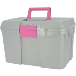 Hippotonic Poetskoffer Fuchsia/Zilver 40x27,5x24,5cm