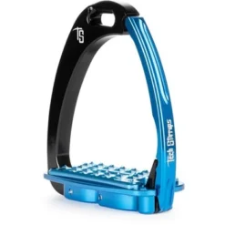Tech Stirrups Stijgbeugels Venice Sloped Zwart/Blauw M