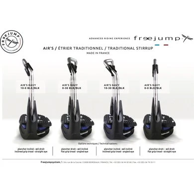 Freejump Stijgbeugels AirS Navy - Afbeelding 4
