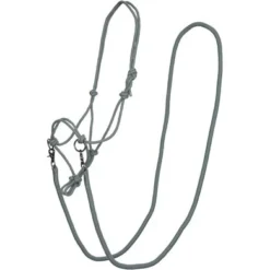 Imperial Riding Bitloos Hoofdstel Free Ride Rope Met Teugels Dark Sage Cob