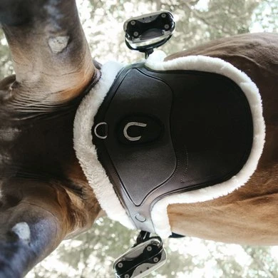 Kentucky Horsewear Kentucky Springsingel Sheepskin Special Brown - Afbeelding 3