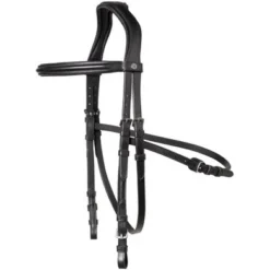 Trust Hoofdstel Hickstead Zwart/zilver